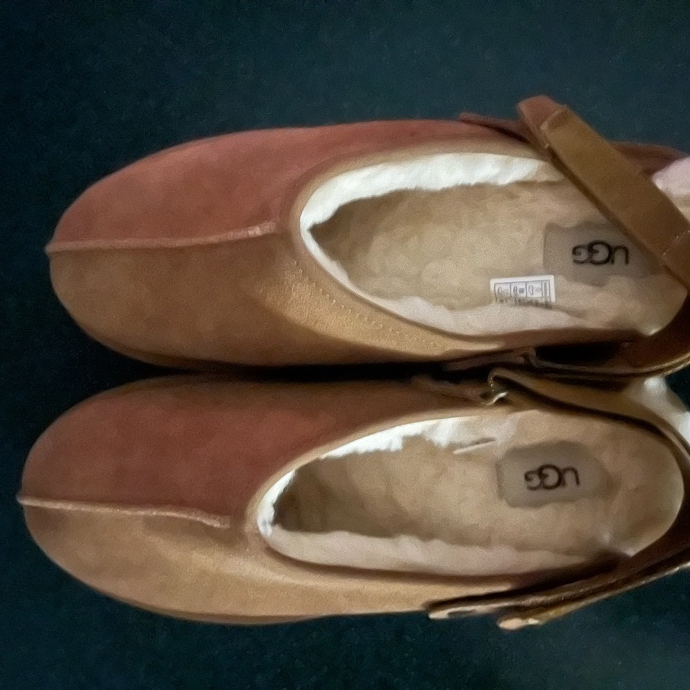 UGG Men's Brown Suede Loafers - Picture 6 of 7